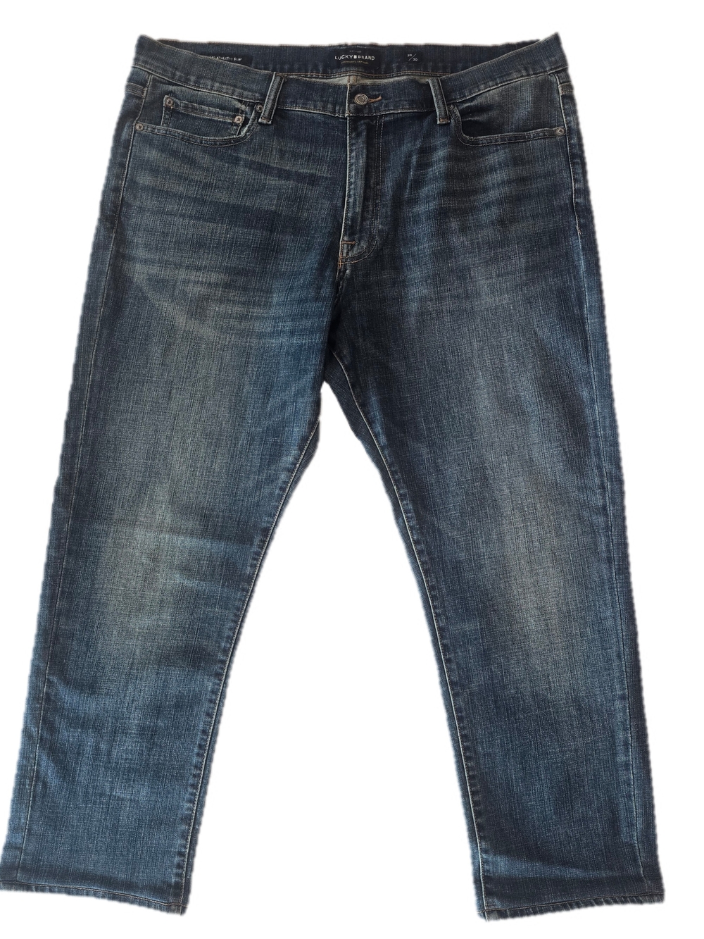 Lucky Brand Men's Dark Blue 410 Athletic Slim Jeans